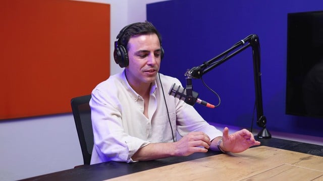 David Urda, fundador de Samsara Madrid, durante una entrevista en medios.